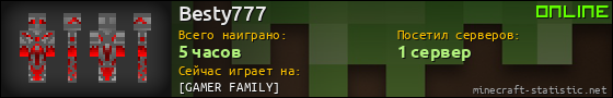 Юзербар 560x90 для Besty777