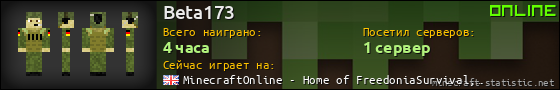 Юзербар 560x90 для Beta173
