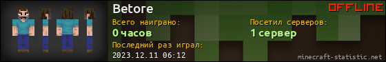 Юзербар 560x90 для Betore