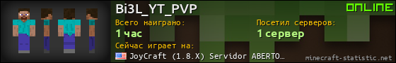 Юзербар 560x90 для Bi3L_YT_PVP