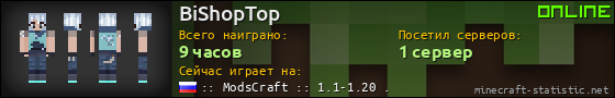 Юзербар 560x90 для BiShopTop