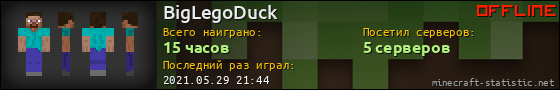 Юзербар 560x90 для BigLegoDuck