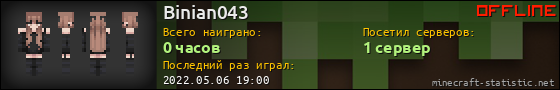 Юзербар 560x90 для Binian043