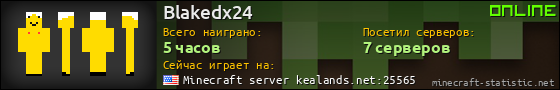 Юзербар 560x90 для Blakedx24