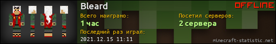 Юзербар 560x90 для Bleard
