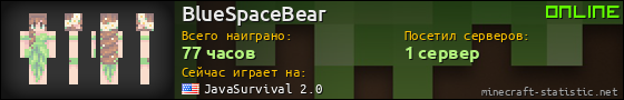 Юзербар 560x90 для BlueSpaceBear