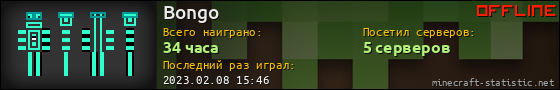Юзербар 560x90 для Bongo