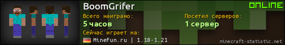 Юзербар 560x90 для BoomGrifer