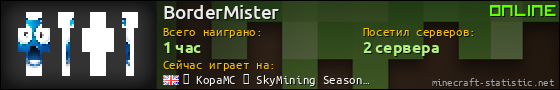 Юзербар 560x90 для BorderMister