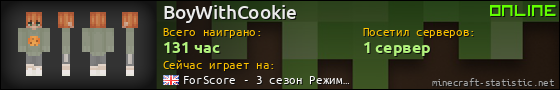 Юзербар 560x90 для BoyWithCookie