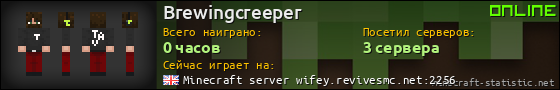 Юзербар 560x90 для Brewingcreeper