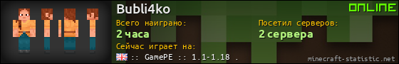 Юзербар 560x90 для Bubli4ko