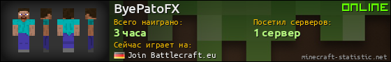 Юзербар 560x90 для ByePatoFX