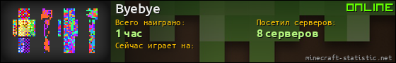 Юзербар 560x90 для Byebye