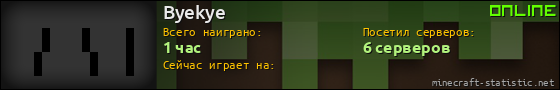 Юзербар 560x90 для Byekye