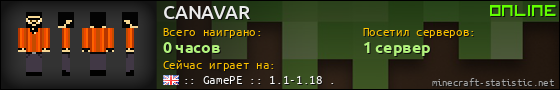 Юзербар 560x90 для CANAVAR