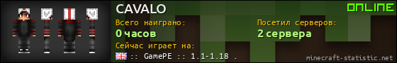 Юзербар 560x90 для CAVALO