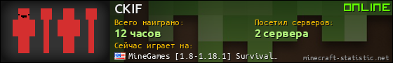 Юзербар 560x90 для CKIF
