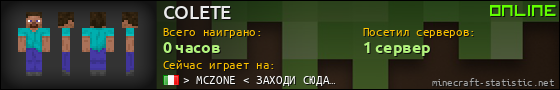 Юзербар 560x90 для COLETE