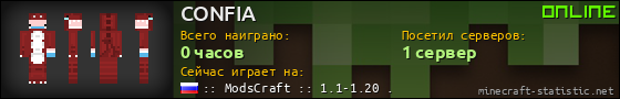 Юзербар 560x90 для CONFIA
