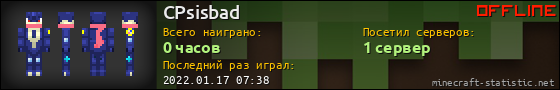 Юзербар 560x90 для CPsisbad