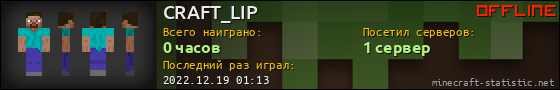 Юзербар 560x90 для CRAFT_LIP