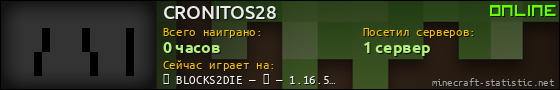 Юзербар 560x90 для CRONITOS28