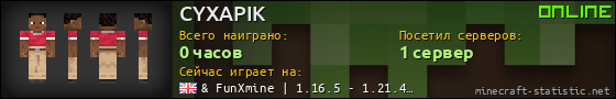 Юзербар 560x90 для CYXAPIK