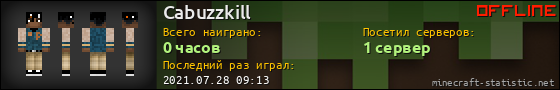 Юзербар 560x90 для Cabuzzkill