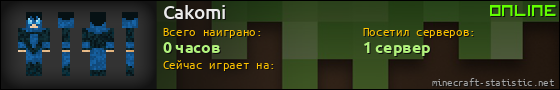 Юзербар 560x90 для Cakomi