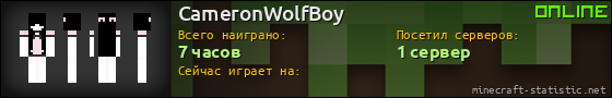 Юзербар 560x90 для CameronWolfBoy