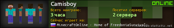 Юзербар 560x90 для Camisboy
