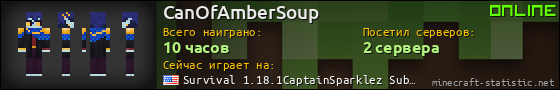 Юзербар 560x90 для CanOfAmberSoup