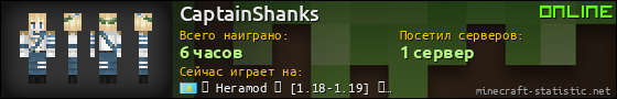Юзербар 560x90 для CaptainShanks