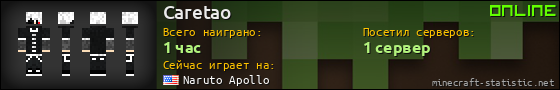 Юзербар 560x90 для Caretao