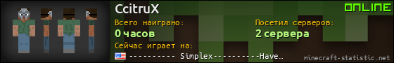 Юзербар 560x90 для CcitruX