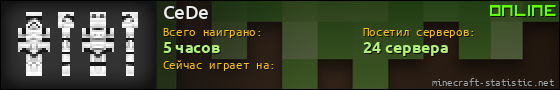 Юзербар 560x90 для CeDe