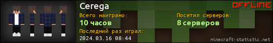 Юзербар 560x90 для Cerega