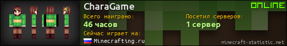 Юзербар 560x90 для CharaGame