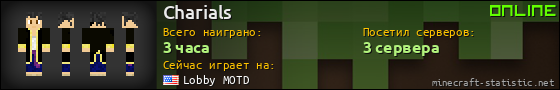 Юзербар 560x90 для Charials