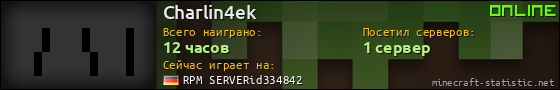 Юзербар 560x90 для Charlin4ek