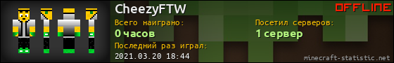 Юзербар 560x90 для CheezyFTW