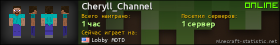 Юзербар 560x90 для Cheryll_Channel