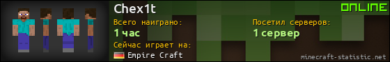 Юзербар 560x90 для Chex1t