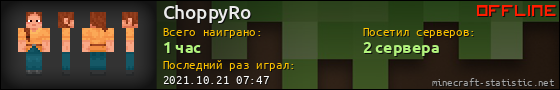 Юзербар 560x90 для ChoppyRo