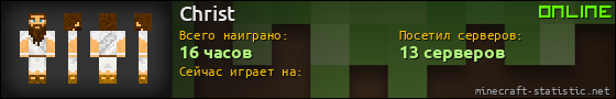 Юзербар 560x90 для Christ