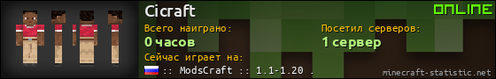 Юзербар 560x90 для Cicraft