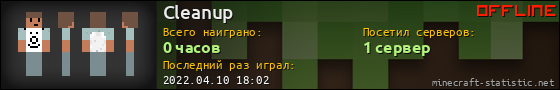 Юзербар 560x90 для Cleanup