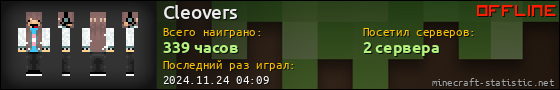 Юзербар 560x90 для Cleovers