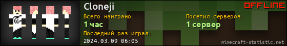 Юзербар 560x90 для Cloneji